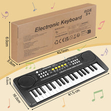 Carica l'immagine nel visualizzatore di Gallery, Pianola Tastiera Bambini, Tastiera Elettronica Portatile 37 Tasti con Micro