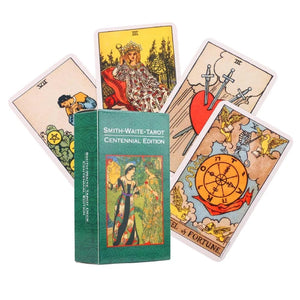 TMRBBesty Tarocchi Adatti Ai Principianti, Classici, con Guida,Mazzo di Tarocchi, Carte Divinazione Tradizionali Tavolo, per Gioco Festa E Festival