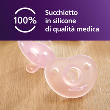 Carica l'immagine nel visualizzatore di Gallery, Philips Avent Soothie chupetes: diseño de silicona de una pieza, para recién nacidos, tetina flexible que reduce la pres