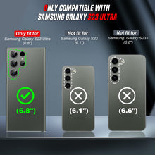 Carica l'immagine nel visualizzatore di Gallery, LeYi Cover per Samsung Galaxy S23 Ultra(Nero)