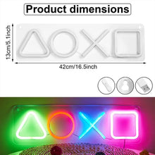 Carica l'immagine nel visualizzatore di Gallery, Insegna al neon del giocatore, Insegne al neon da gioco a LED USB/interruttore, decorazione grafica al neon Segno Sala G