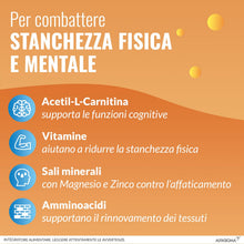 Carica l'immagine nel visualizzatore di Gallery, Carnidyn Plus Integratore Alimentare per Stanchezza Mentale e Fisica, 18 Compresse Masticabili Senza Acqua da 3g, Gusto 