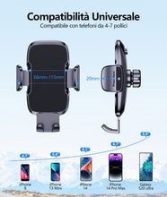 Carica l'immagine nel visualizzatore di Gallery, Glangeh Porta Cellulare Auto, [2025 Upgrated Clip] Supporto Telefono Auto per Presa D'aria Dell'Auto, 360°di Rotazione Supporti per Telefoni Cellulari Universale Compatibile con iPhone/Galaxy (4-7')