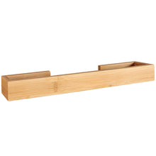 Carica l'immagine nel visualizzatore di Gallery, Porta Asciugamani Bagno Adesivo Senza Forare in Legno di Bambù 38 cm