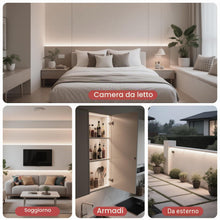 Carica l'immagine nel visualizzatore di Gallery, pcning 220V 2835 Strisce LED Adesive 3M Bianco IP65 Impermeabile con Interruttore, 3 Metri 240led/m Doppia Fila LED Stri