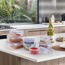 Carica l'immagine nel visualizzatore di Gallery, Set di Contenitori per Alimenti, Ermetica 8 Pezzi in Plastica Senza BPA,Adatto per Lavastoviglie,Congelatore,Microonde