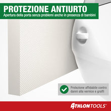 Carica l'immagine nel visualizzatore di Gallery, ATHLON TOOLS 4x MaxProtect Protettore per pareti di garage, 40 x 20 x 2,0 cm ciascuno, Protettore per porte di auto, autoadesivo, impermeabile (Bianco)