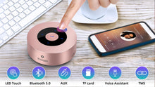 Carica l'immagine nel visualizzatore di Gallery, XLeader A8(3rd Gen) Bluetooth Speaker (with Travel Case, Touch Design) Mini Small, Auxiliary Input Support, Micro SD, Cr
