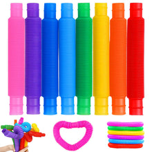 Carica l'immagine nel visualizzatore di Gallery, CONNECTION Giocattoli Sensoriali Mini Pop Tubes,Mini Tubi Pop Giocattolo per Bambini 24 Giocattolo educativo e sensorial