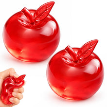Carica l'immagine nel visualizzatore di Gallery, 2 Pezzi Rosso Apple Squishy, Giocattolo Antistress Mela, Squishy Antistress