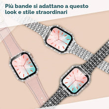 Carica l'immagine nel visualizzatore di Gallery, TOCOL 2 Pezzi Cover Diamanti per Apple Watch SE 3 2 1, Series 6 5 4 40mm con Vetro Temperato Pellicola Protettiva, Coper