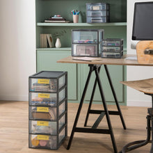 Carica l'immagine nel visualizzatore di Gallery, Sundis TAG TOWER formato A4, 3 cassetti con porta etichette e sistema anticaduta, Antracite