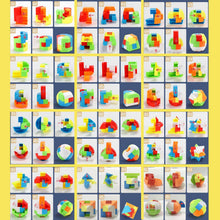 Carica l'immagine nel visualizzatore di Gallery, DAOUZL Calendario dell'Avvento 2024, 12 Pezzi di Rompicapo in Metallo e 12 Puzzle in Plastica 3d, Giocattolo Educativo Intelligenza Calendario Avvento per Bambini e Adulti