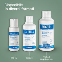 Carica l'immagine nel visualizzatore di Gallery, Saugella Dermoliquido Detergente Intimo Quotidiano per Uso Frequente, 750 ml