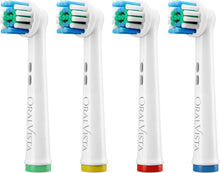 Carica l'immagine nel visualizzatore di Gallery, Compatibili con Testine Oral B, 4-Pack Compatibili con Testine Spazzolino Elettrico Oral-B - Alta Qualità, Pulizia Profonda