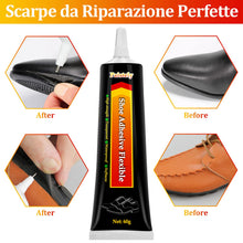Carica l'immagine nel visualizzatore di Gallery, Colla Per Scarpe, Colla Per Riparazione di Scarpe Trasparente, Colla Scarpe Impermeabile e Non Indurente, Colla Per Scarpe Professionale Per Riparare Scarpe Usurate, Stivali, Pelle