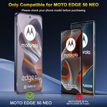 Carica l'immagine nel visualizzatore di Gallery, QULLOO Vetro Temperato per Motorola Moto Edge 50 Neo, 2 Pezzi Pellicola Protettiva e 2 Pezzi Pellicola Fotocamera, Durez
