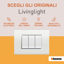 Carica l'immagine nel visualizzatore di Gallery, Bticino Fp Living International - Presa 2P+T 10/16A Bipasso