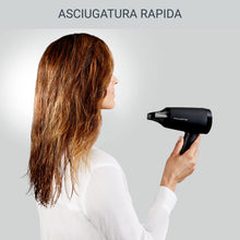 Carica l'immagine nel visualizzatore di Gallery, Rowenta Express Style Asciugacapelli, potente, pulsante aria fredda, 2 impostazioni di velocità/temperatura, concentratore per una piega precisa, design compatto e ultraleggero, nero, CV1801