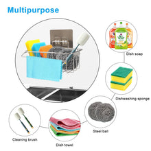 Carica l'immagine nel visualizzatore di Gallery, Gelanty Organizer per Lavello Cucina, Porta Spugna per Lavandino In Acciaio Inox, Autoadesivo, Non Necessita di Foratura Antiruggine (Standard)