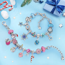 Carica l'immagine nel visualizzatore di Gallery, KAZATE Calendario Dell'Avvento Gioielli 2024 Ragazza Bracciale Kit, Donna Calendario Avvento Regali a Sorpresa, Natalizi Natale Conto Alla Rovescia 24 Charm Accessori diy Ciondoli