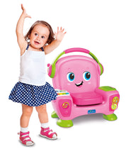 Carica l'immagine nel visualizzatore di Gallery, Clementoni Baby - Poltroncina Interattiva Canta Suona e Balla Pink, Bambini 12-36 Mesi, Gioco Educativo con Luci e Filastrocche per Imparare Cantando e Ballando, Made in Italy, Lingua Italiana, 17755