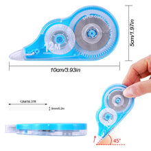 Carica l&#39;immagine nel visualizzatore di Gallery, Jewan Bianchetto a Nastro,10 Pezzi Correttore a Nastro,12m x 5 mm Cancellina Nastro,Correction Tape con Cappuccio Protettivo per Bambini Studenti Ufficio Scuola Casa