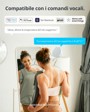 Carica l'immagine nel visualizzatore di Gallery, SwitchBot Termometro e Igrometro, Monitor Temperatura/Umidità con Data e Previsione del Tempo, Raggio Bluetooth di 120m,