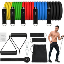 Carica l'immagine nel visualizzatore di Gallery, JATEKA Elastici Fitness Elastico Palestra Bande Elastiche Fitness Set Fasce di Resistenza Estensori per Pettorali Uomo p