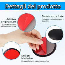 Carica l'immagine nel visualizzatore di Gallery, 2 pezzi Piastre di fissaggio adesive per cruscotto, 80 mm Ventosa autoadesiva Piastra adattatore, Adatto per supporto di