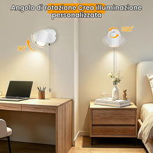 Carica l'immagine nel visualizzatore di Gallery, Dehobo Applique da Parete Interno GU10 con Interruttore a Tirante, Regolabile, Lampada da Parete interno in Metallo Adat