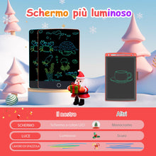 Carica l&#39;immagine nel visualizzatore di Gallery, Topfree 2 Pezzi Tavoletta Grafica LCD Scrittura Colorato 8,5Pollici, Lavagna da Disegno Cancellabile Portatile, Tavoletta Grafica per Giochi Bambini, Doodle Pad Con Pulsante