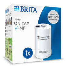 Carica l&#39;immagine nel visualizzatore di Gallery, BRITA Filtro acqua rubinetto ON TAP V-MF (600L) - Riduce cloro, PFAS, 99,99% di batteri, microparticelle e metalli - per acqua buona e sicura da bere