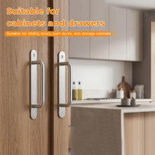 Carica l'immagine nel visualizzatore di Gallery, 2 Pezzi Maniglia Porta Scorrevole Acciaio Inox,Maniglie per Porte Scorrevoli per Porta per Cassetti Porte Armadietto Arm
