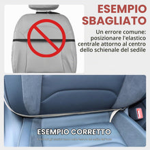 Carica l'immagine nel visualizzatore di Gallery, Viaviat Set di 2 tappetini per auto grandi e resistenti all'acqua, con 2 tasche in rete, protezione da polvere, fango e 