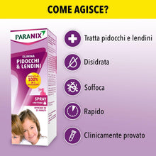 Carica l'immagine nel visualizzatore di Gallery, Paranix Trattamento Spray Pidocchi e Lendini con Pettine, 100 ml