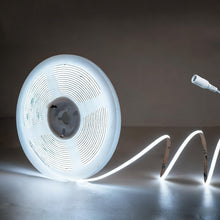 Carica l'immagine nel visualizzatore di Gallery, 12V Striscia LED COB da 6500K, flessibile Strip Alta Luminosita 4mm di larghezza, 480LEDs/m nastro luminoso Luci tagliab