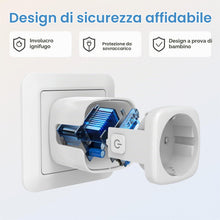 Carica l'immagine nel visualizzatore di Gallery, SURFOU Presa Smart, 16A Intelligente Plug Compatibile con Alexa e Google Home, Controllo Vocale, 2.4GHz WiFi Accesso Rem