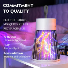 Carica l&#39;immagine nel visualizzatore di Gallery, Zanzariera Elettrica da Interno, Antizanzare Elettrico Portatile, Lampada Antizanzare Casa, Lampada Zanzare Esterno, Racchetta Zanzare Atossica Anti Mosche UV Campeggio 100m² (Ricaricabile, Grigio)
