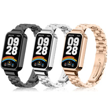 Carica l'immagine nel visualizzatore di Gallery, SeNool Cinturino Compatibile con Xiaomi Smart Band 9 Active, [Metallo Bracciale] [Acciaio Inossidabile] [Resistente Corr
