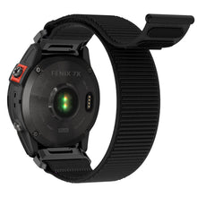 Carica l'immagine nel visualizzatore di Gallery, Cinturino Nylon per Garmin Fenix 9/9 Pro/8/8 Pro 51mm/7X/7X Pro/6X/6X Pro, Cinturino 26mm Quick-fit Nylon per Fenix 5X/5