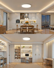 Carica l'immagine nel visualizzatore di Gallery, Combuh Plafoniera Led Soffitto 30cm, 48w Rotonda Lampada Soffitto Interno Casa, Plafoniere Bianco Neutro 4000K, IP44 Imp