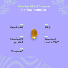 Carica l'immagine nel visualizzatore di Gallery, Vitamina D3 e K2 10000 UI - Immunità Ossa e Muscoli