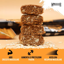 Carica l'immagine nel visualizzatore di Gallery, Warrior Raw Barretta Proteica Avena 12 x 75 g – Cioccolato e Arachidi