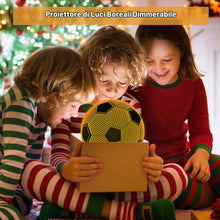 Carica l'immagine nel visualizzatore di Gallery, Dreamy Cubby Luce notturna a forma di pallone da calcio per bambini, lampada 3D con timer e telecomando, 16 colori inter