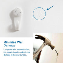 Carica l'immagine nel visualizzatore di Gallery, VooGenzek 72 Pezzi Muro Gancio di Plastic, Non-Trace Cartongesso Foto-appendere Portafoto Gancio, Ganci per Quadri, per 