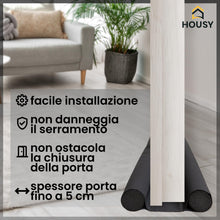 Carica l'immagine nel visualizzatore di Gallery, HOUSY Paraspifferi Sottoporta, per Porte Interne ed Esterne. 2.5 cm di Spessore e Lunghezza di 30cm per singola unità (6