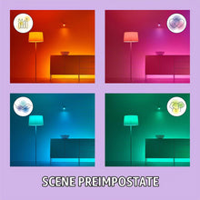 Carica l'immagine nel visualizzatore di Gallery, WiZ Lampadina Smart WiFi, Luce Bianca o Colorata Dimmerabile, E27, 18.5W, Tecnologia SpaceSense, Controllo Vocale (Alexa