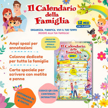 Carica l'immagine nel visualizzatore di Gallery, EURO PUBLISHING: Calendario della Famiglia Agenda 2027 29x44cm