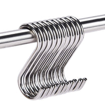 Carica l'immagine nel visualizzatore di Gallery, ARTOYS Ganci a S in Acciaio Inox 304, Altezza 6.8cm (Diametro 4mm) - 10 Pezzi - Multiuso per Cucina, Bagno, Camera da Le